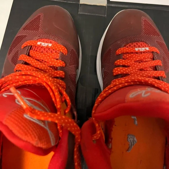 Nike LeBron James Cherry Red Low Top Sneakers Men’s Size 11 UGC See Photos - Picture 13 of 13